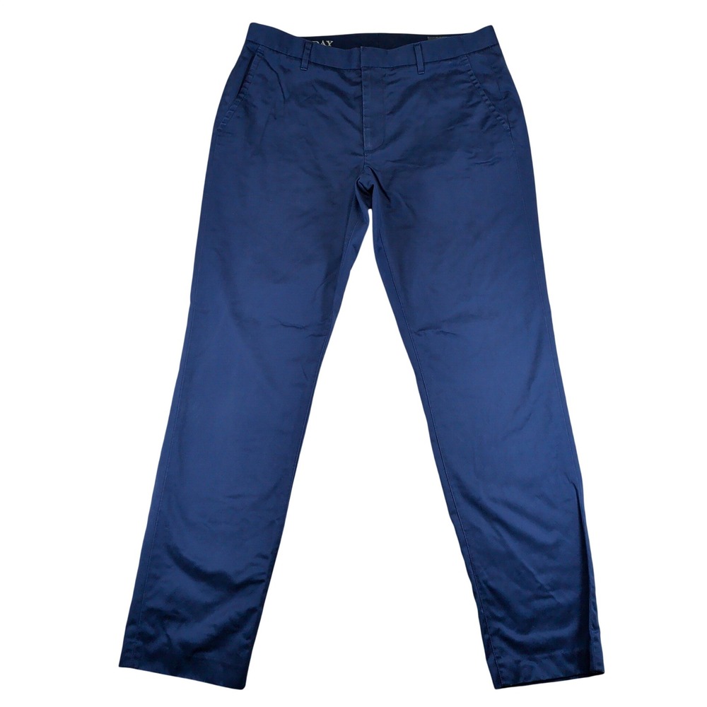 Bonobos Monday Chino Pants Mens 34/32 Athletic Fit Navy Blue 100% Cotton